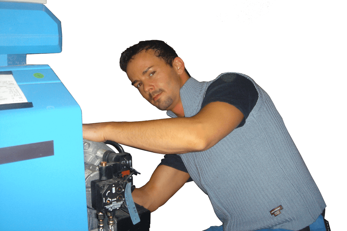 Montage einer Pelletheizung